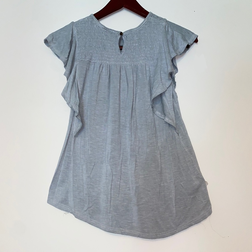 Rewind Soft Gray Textured Shirt - Picture 4 of 8